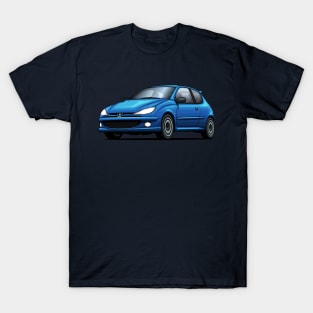 Peugeot 206 RC - Blue T-Shirt